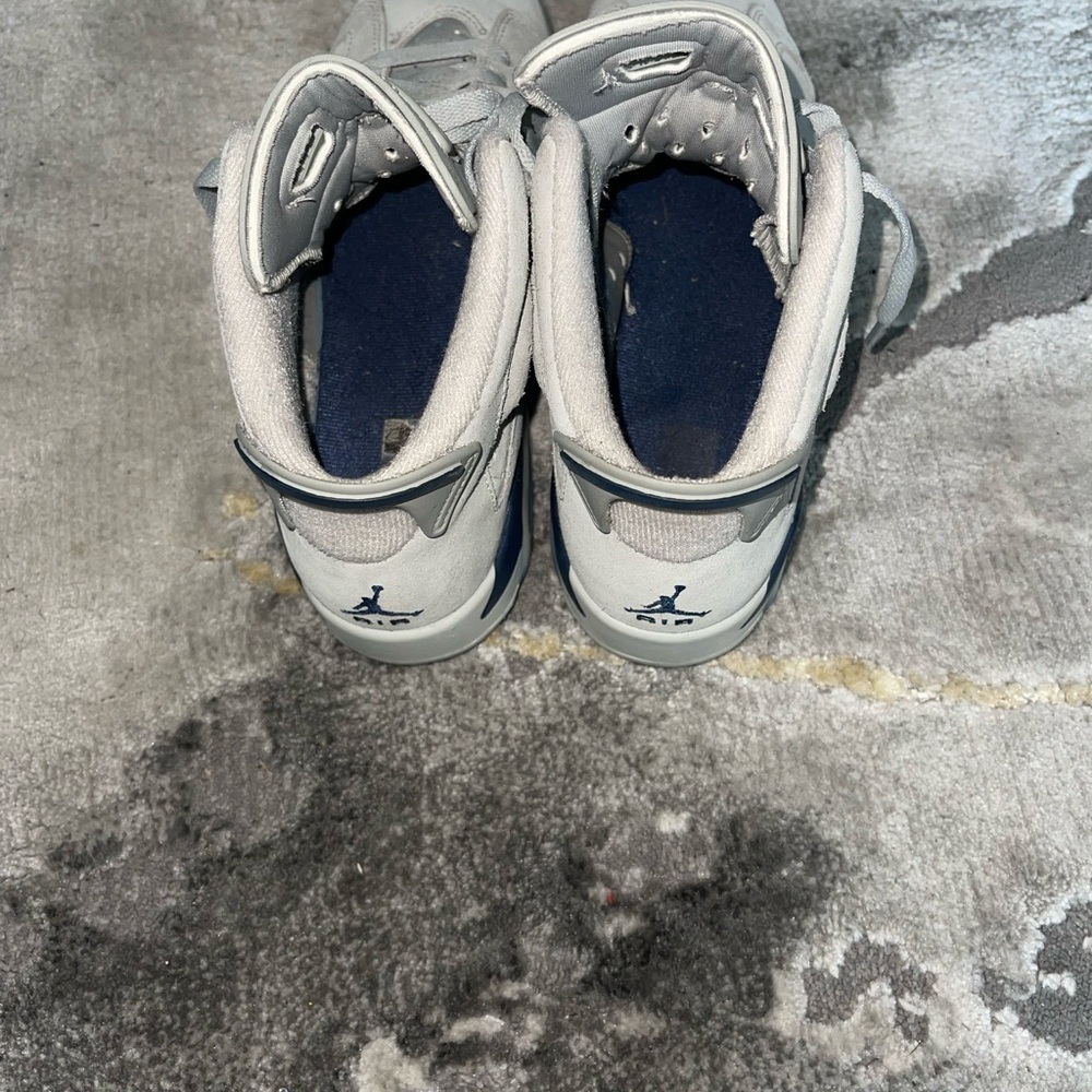 Air Jordan Retro 6 Georgetown GS 7 - Picture 3 of 5